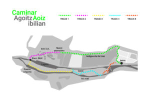 Mapa Caminar Aoiz Mapa WEB Caminar Aoiz - Agoitz Ibilian